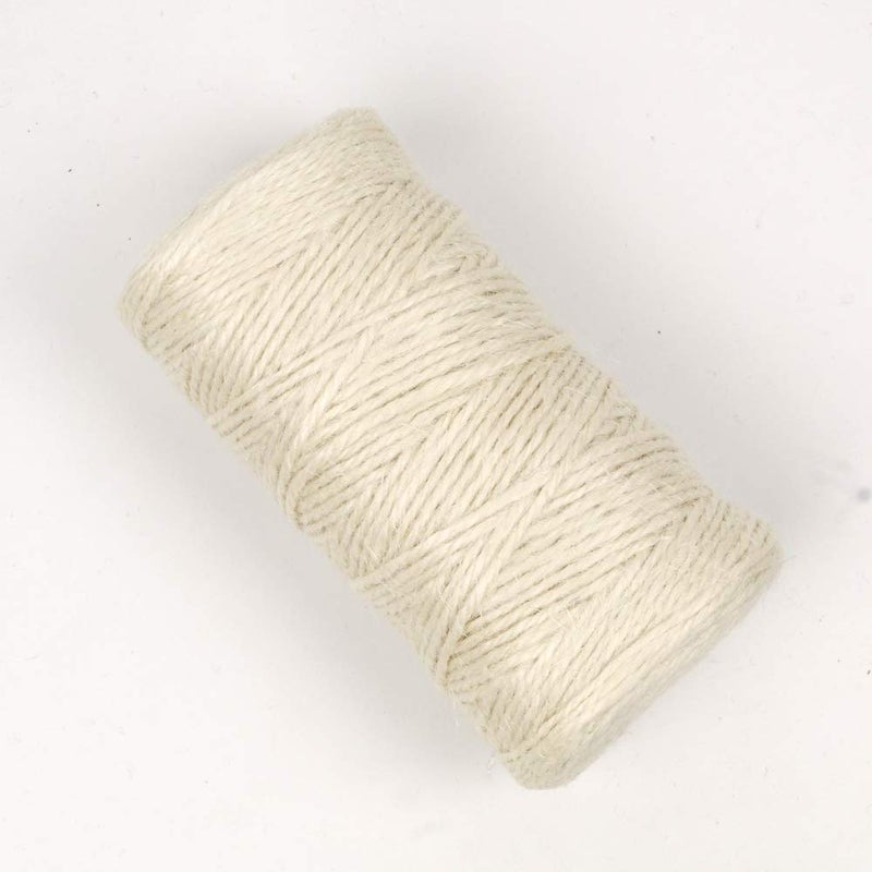Micomon 300 Feet Natural Jute Twine - Durable String for Arts, Crafts, Gardening & Packing (White) - Image 2
